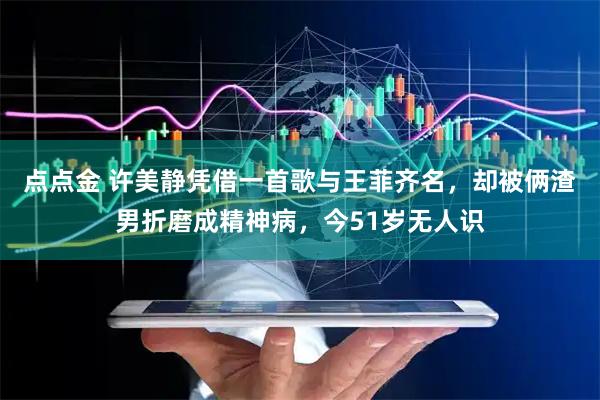 点点金 许美静凭借一首歌与王菲齐名，却被俩渣男折磨成精神病，今51岁无人识