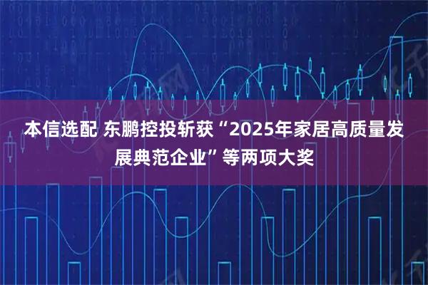 本信选配 东鹏控投斩获“2025年家居高质量发展典范企业”等两项大奖